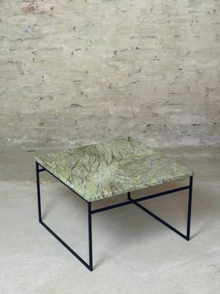 Low Table</br>
Rainforest Marble & Powdercoated Steel</br>
550x550x360</br>
Sold Out